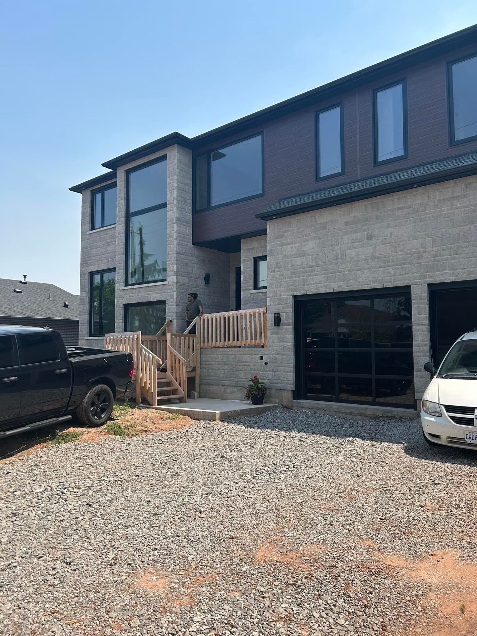 window tinting house outside
