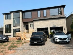 Exterior full house window security film with one way chrome mirror tint finish