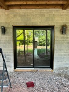 Exterior back sliding door one way chrome mirror tint security film